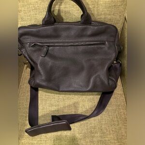 Banana Republic genuine leather laptop bag
